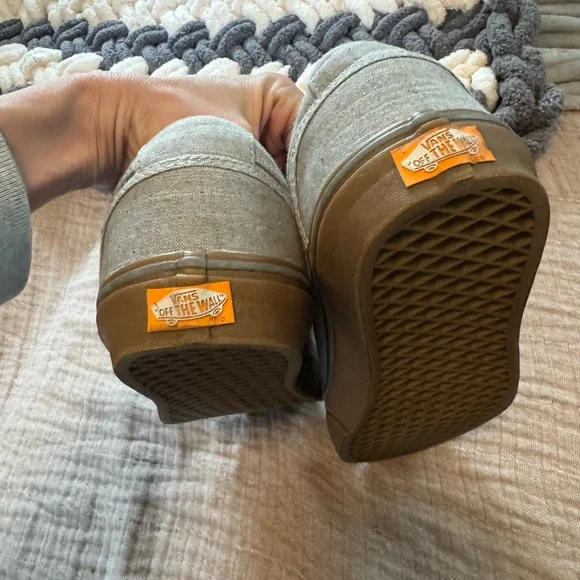 Vans Gray and Brown Sneakers - Picture 3 of 3